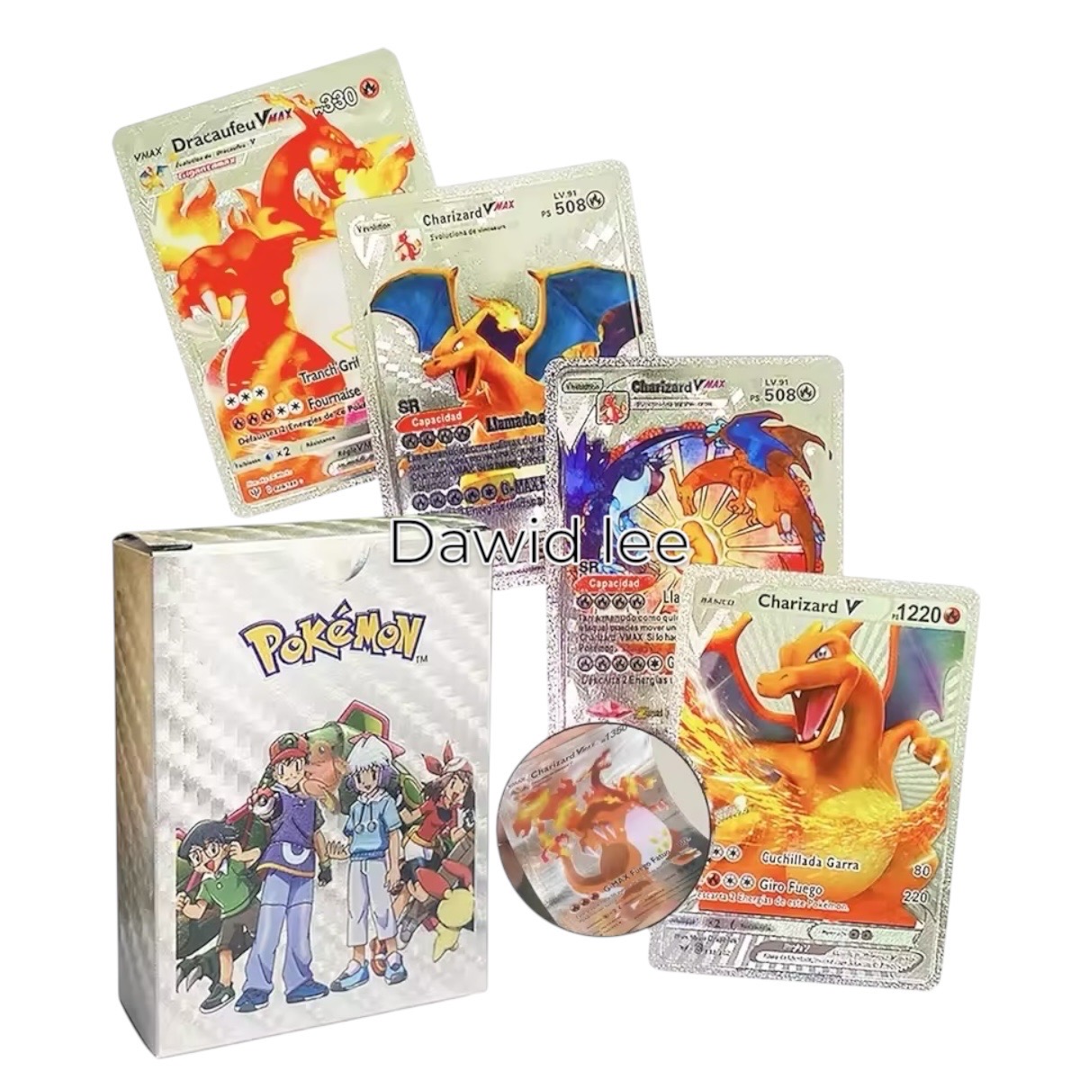 karta pokemon 55 karty srebny