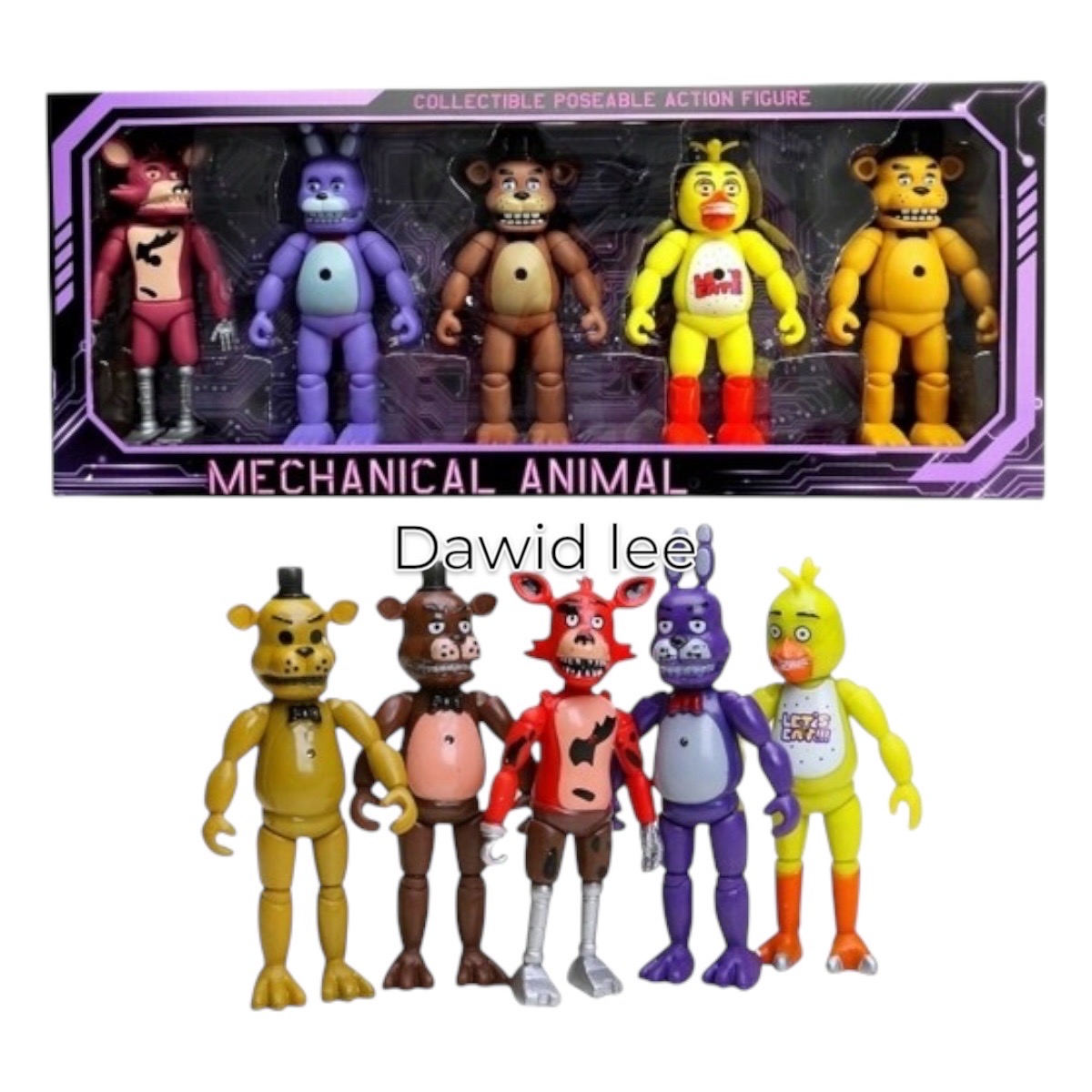 zestaw figurki freddy