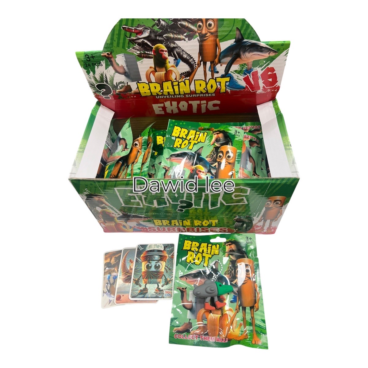 saszetki breloczki brain rot