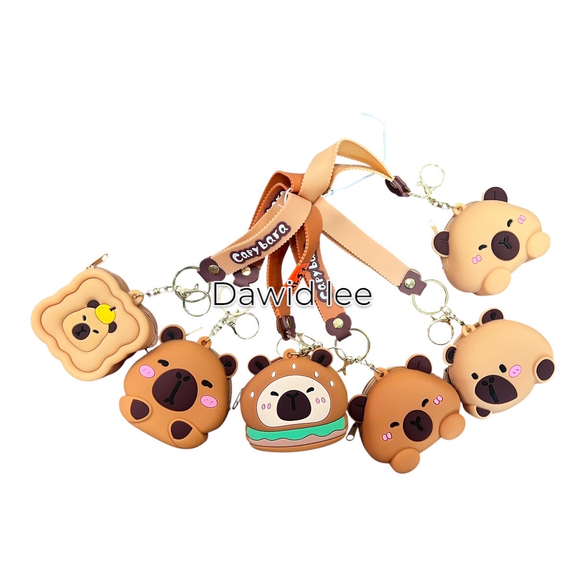 breloczki kapibara portfel