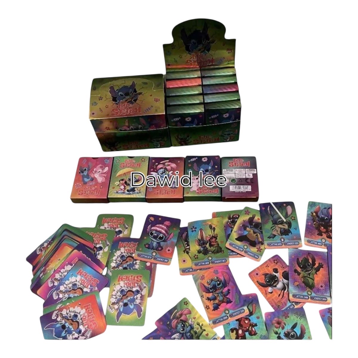 karta stitch 55 karty tęczowy