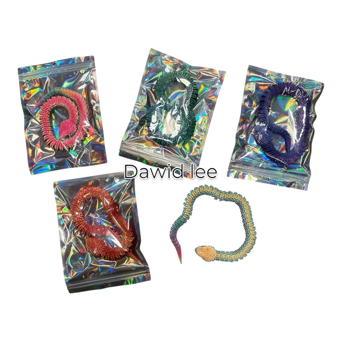 3D snake wąż 40cm