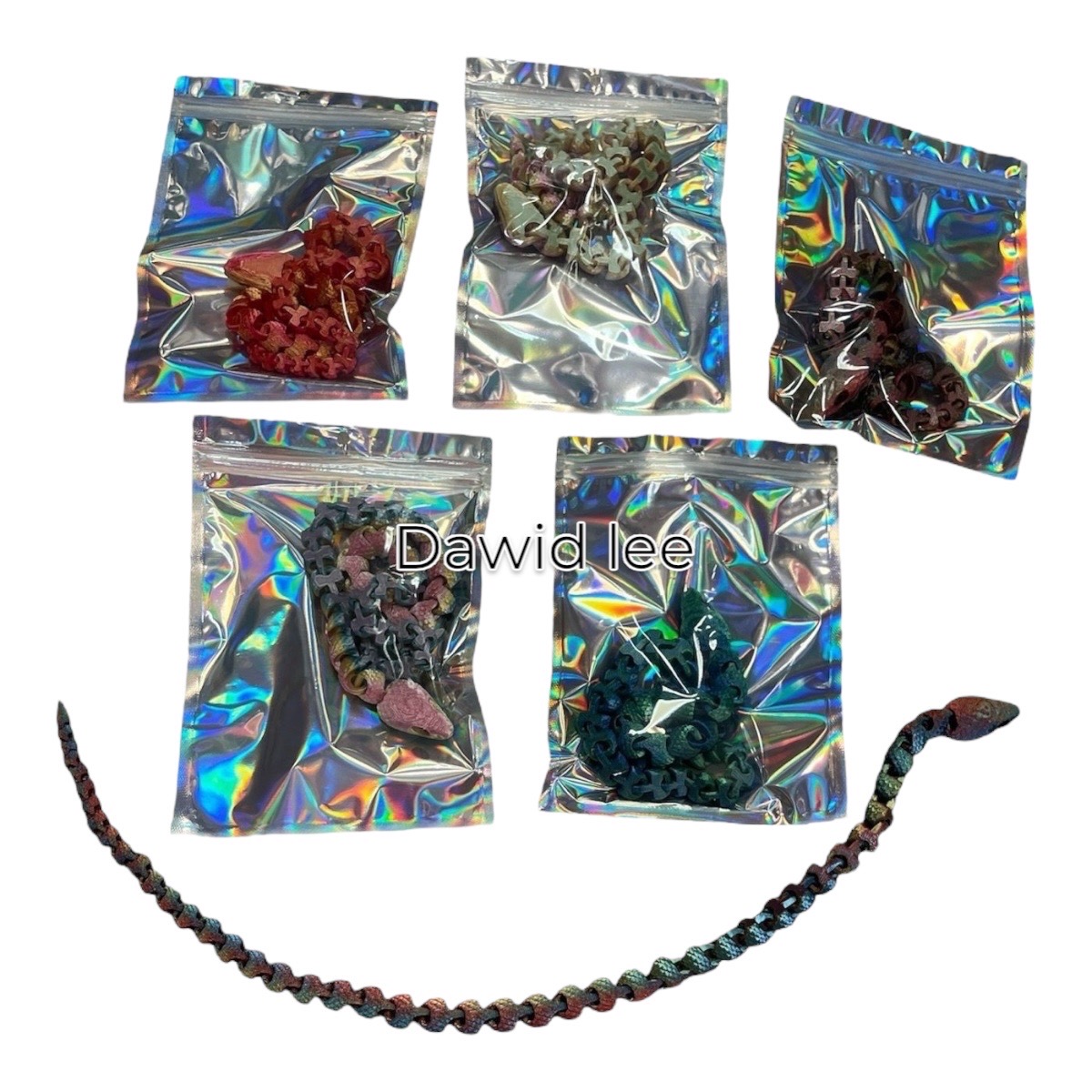 3D snake wąż 55cm