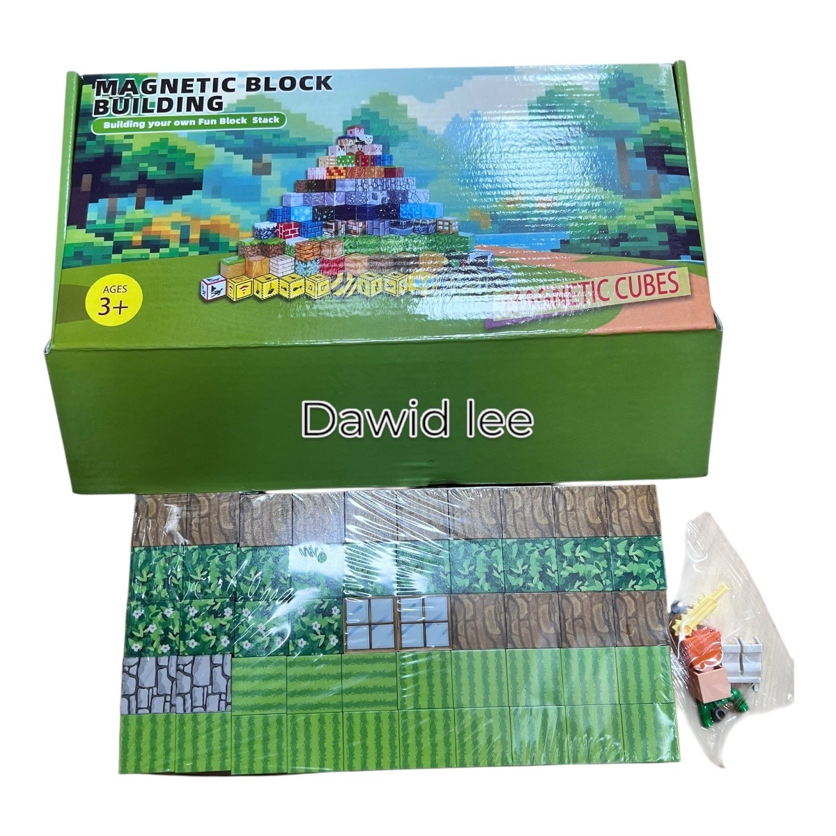 100 element klocki magnet