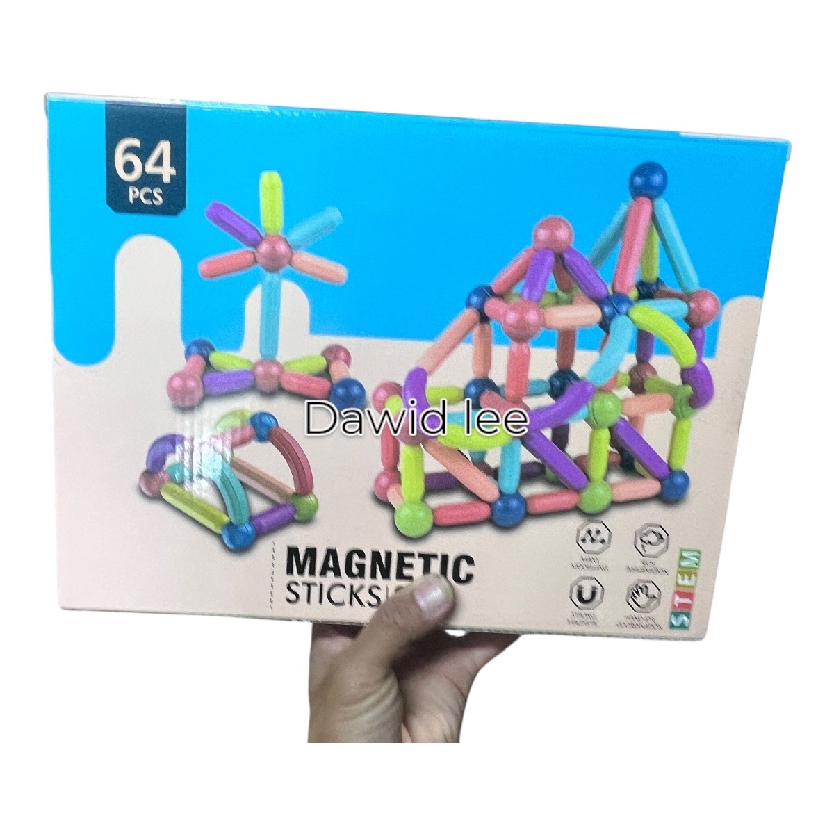 klocki magnet 64pcs