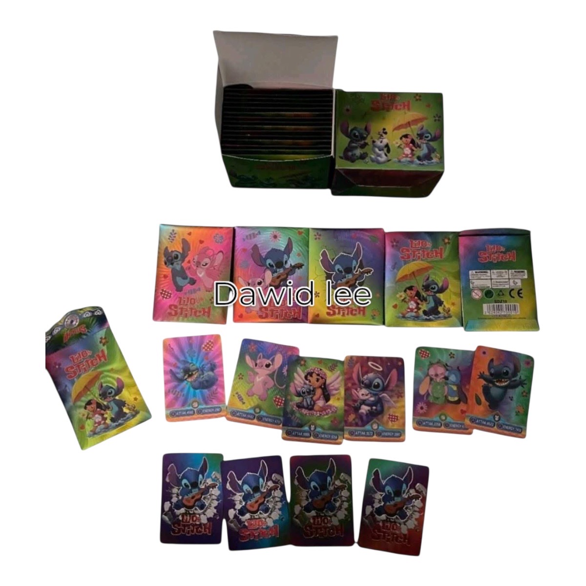 karta stitch 10 karty tęczowy