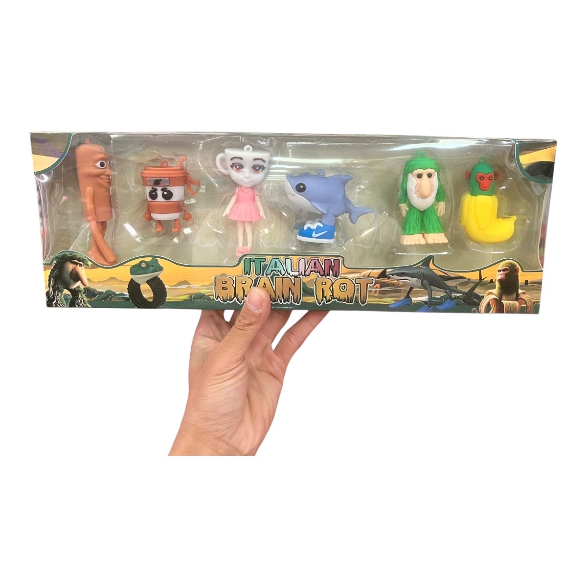 zestaw brain rot 6 figurki