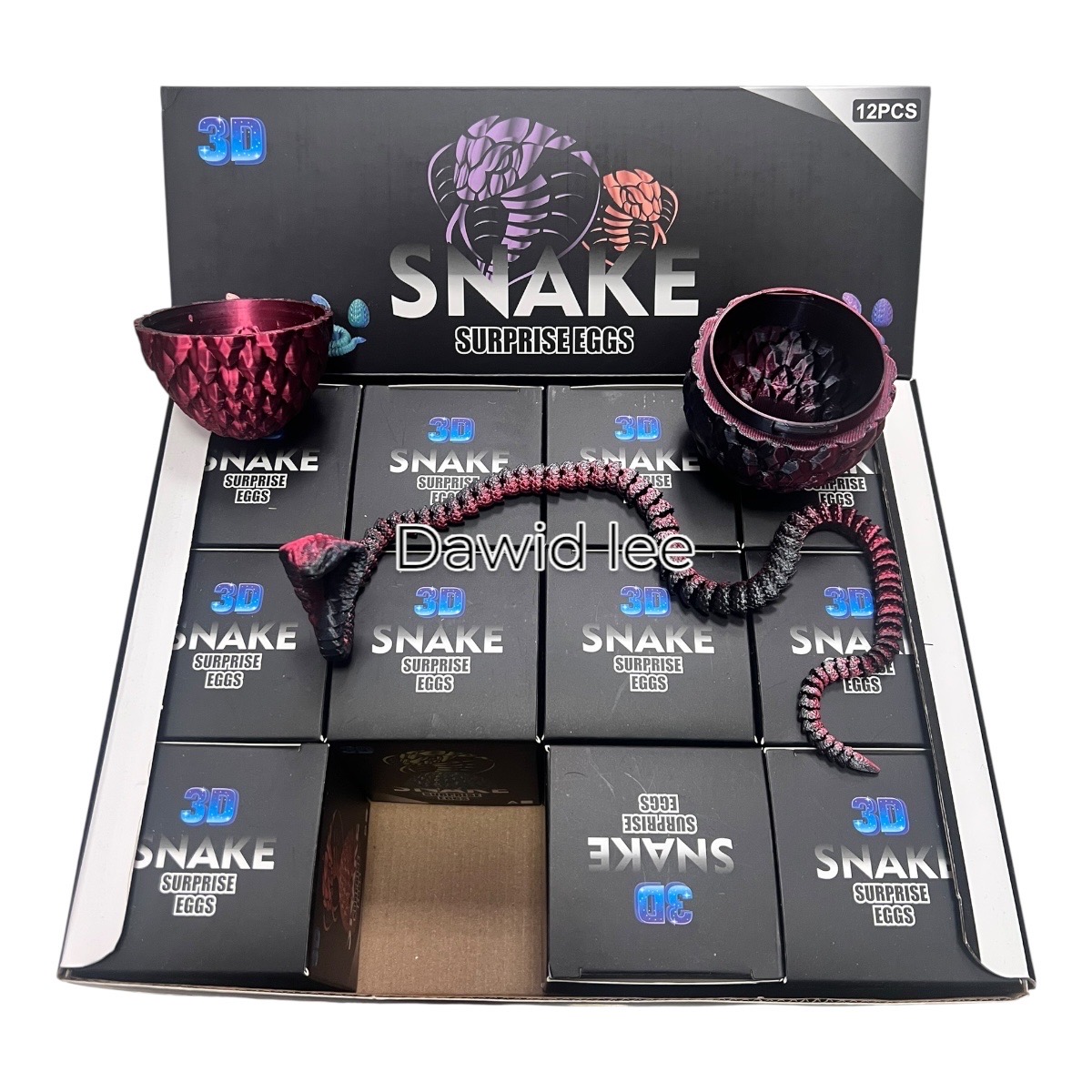 3D wąż snake