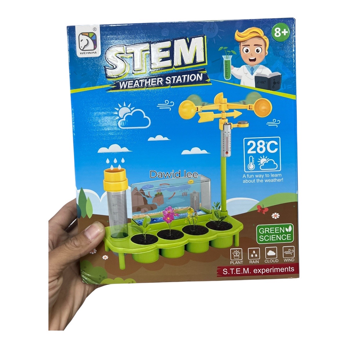 zabawka na allegro stem weather station