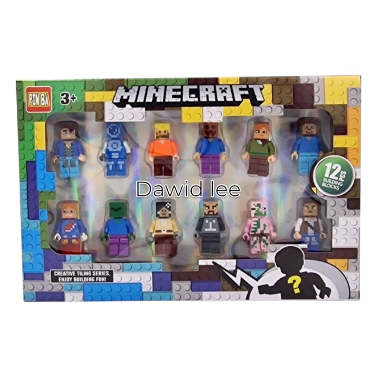zestaw minecraft figurki