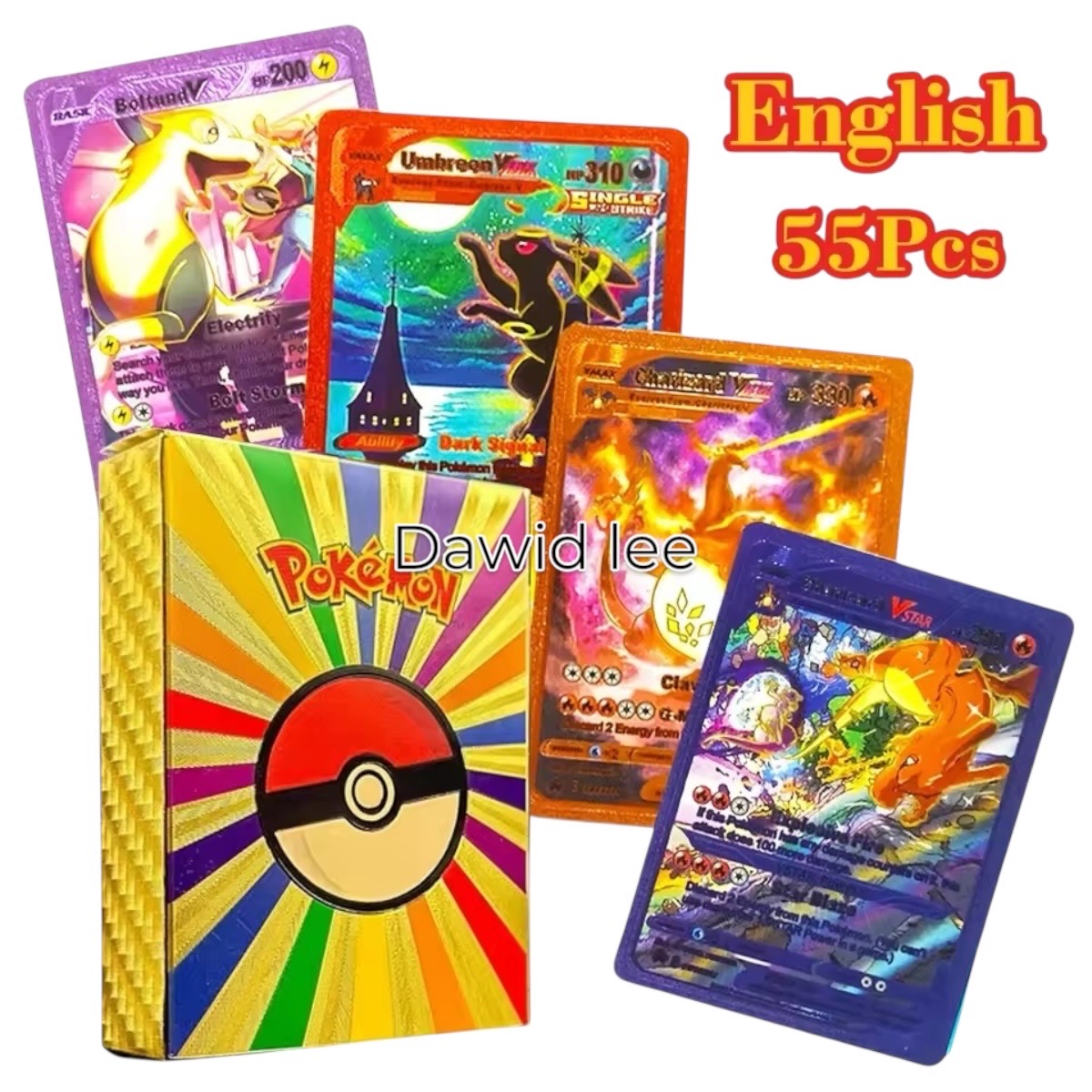 karta pokemon 55 karty kolorowy