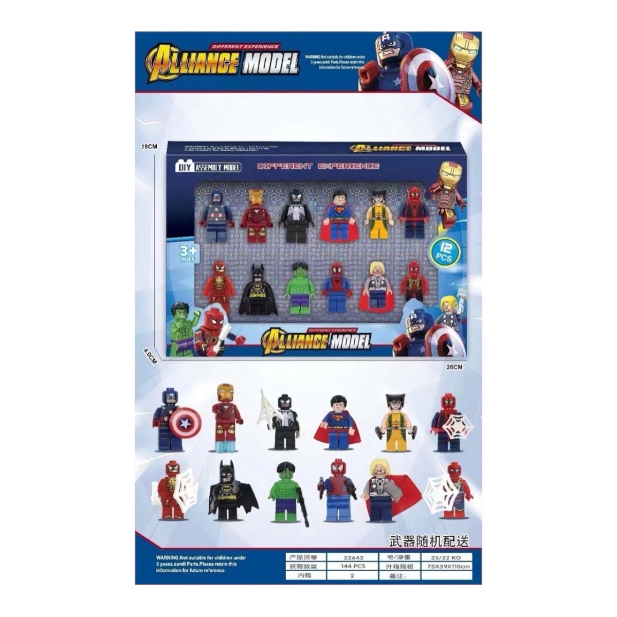 12pcs alliance model