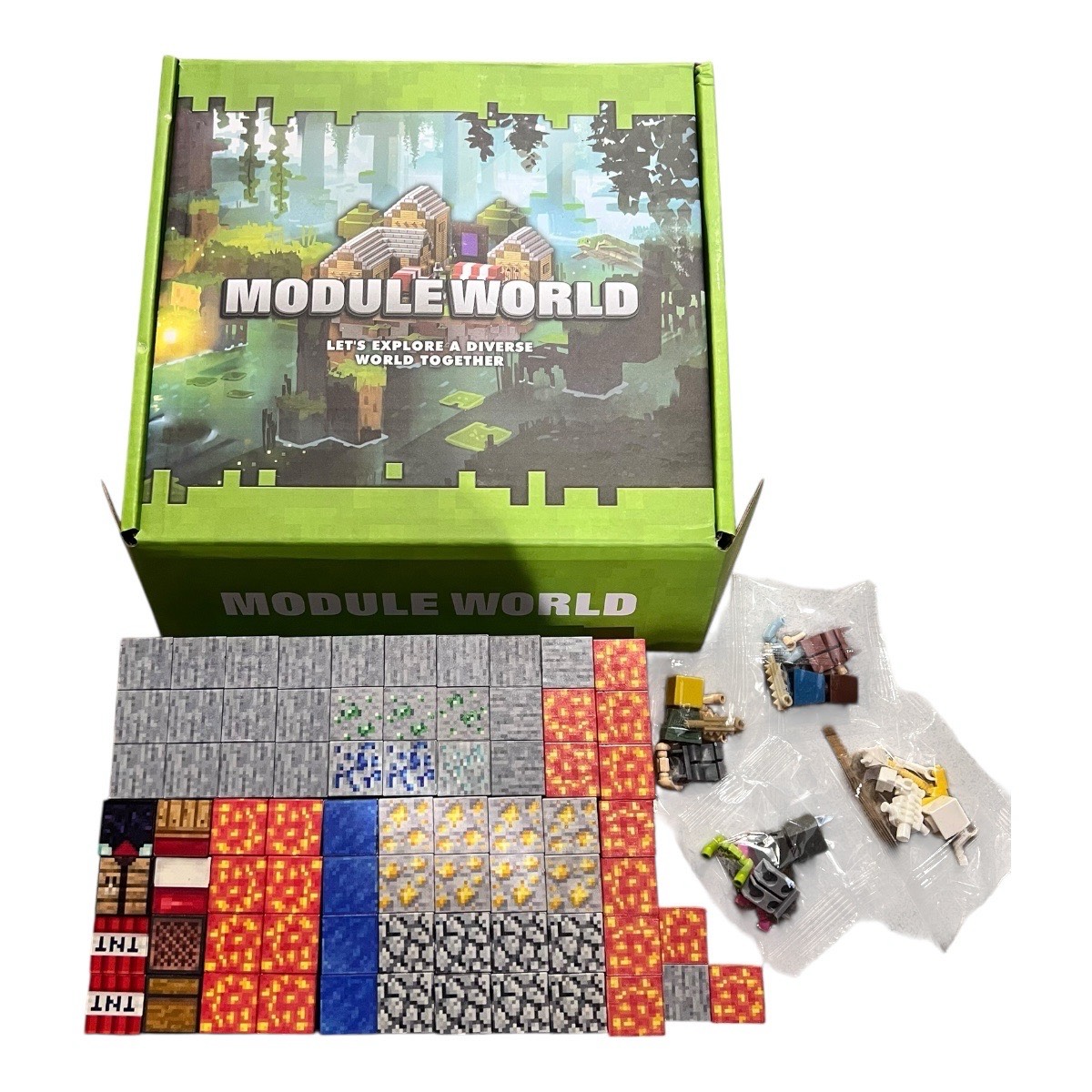 klocki 143 element magnet