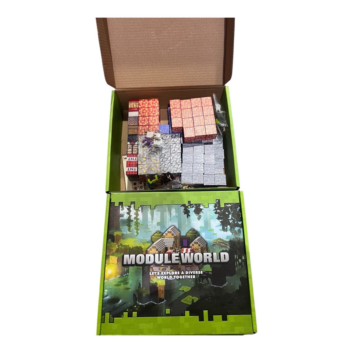 klocki 128 element magnet