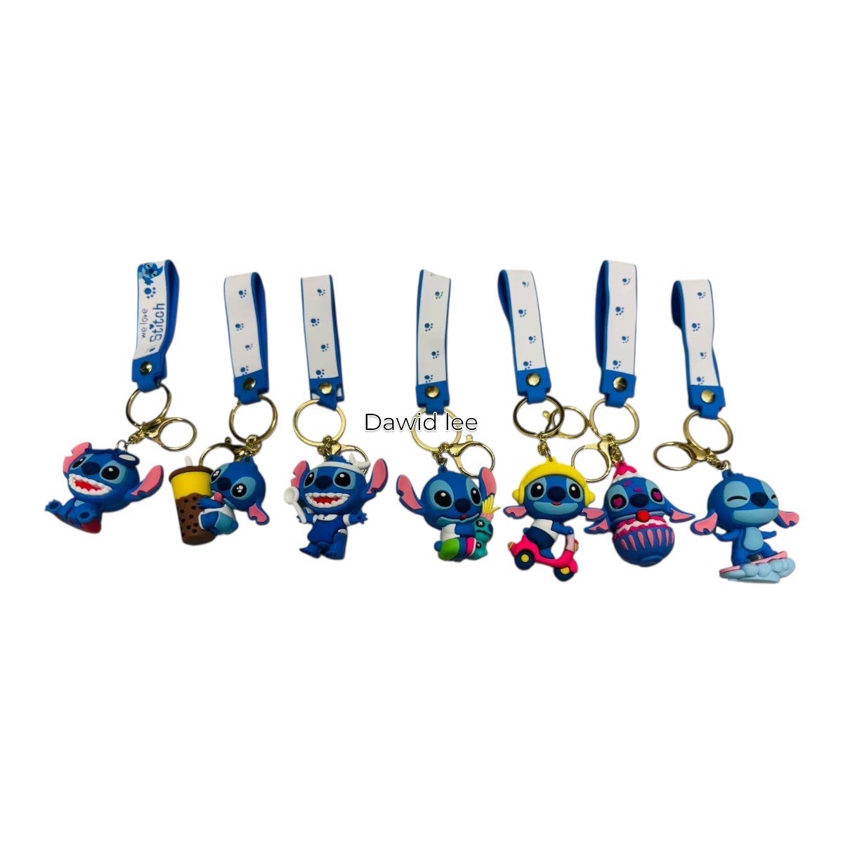 breloczki stitch gumowe