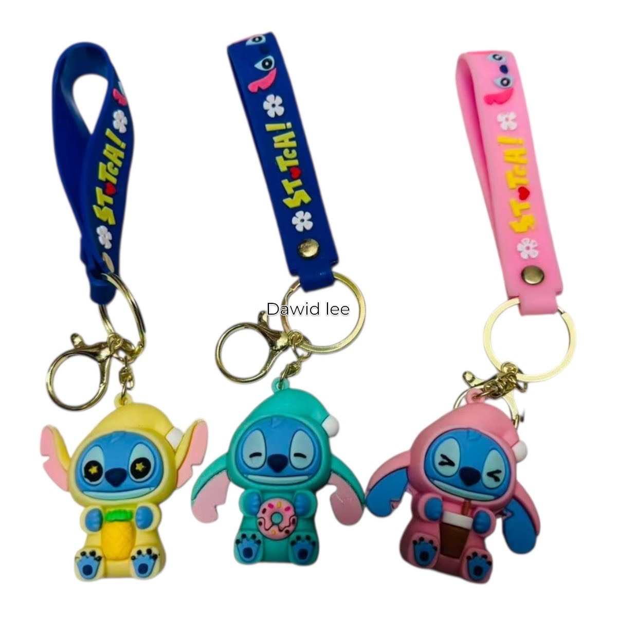 breloczki stitch gumowe