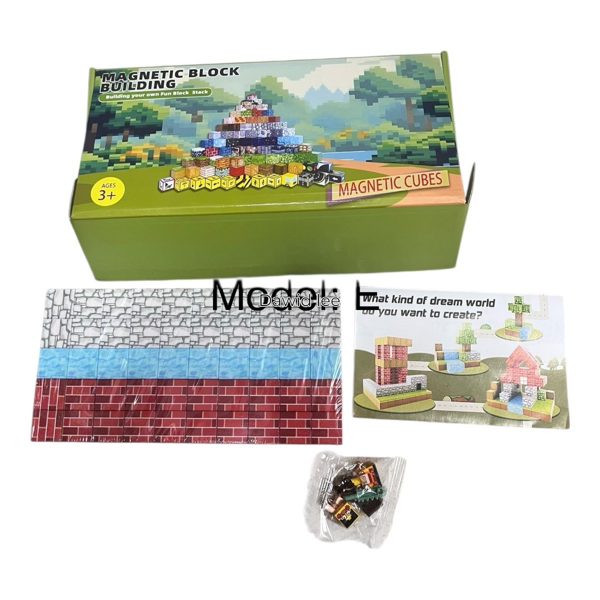 klocki magnet 100pcs model E