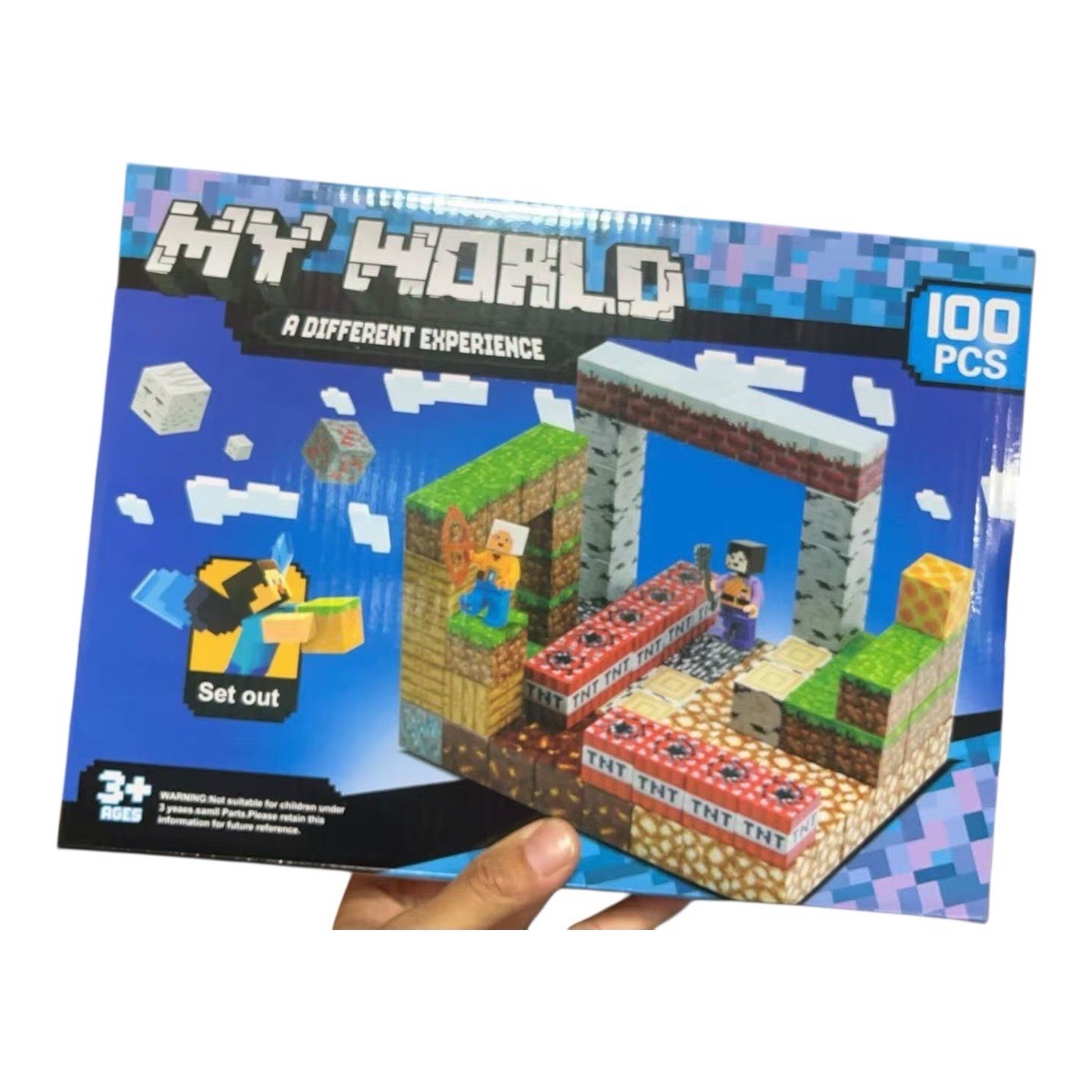 klocki 100pcs magnet