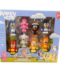 figurki bluey 8pcs