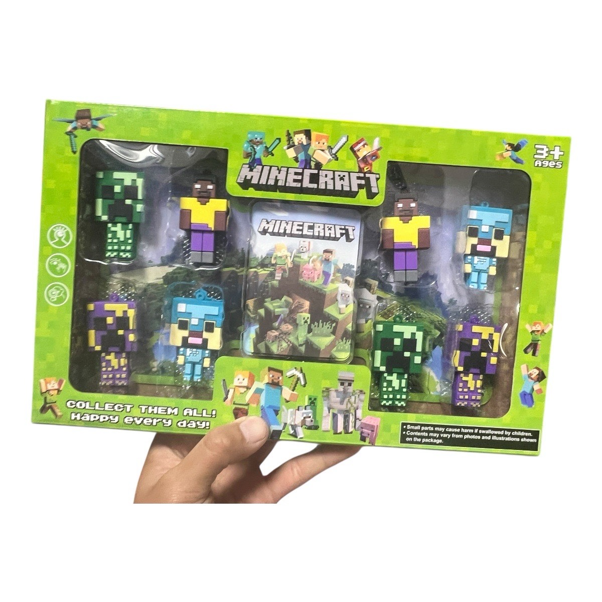 zestaw minecraft 8pcs