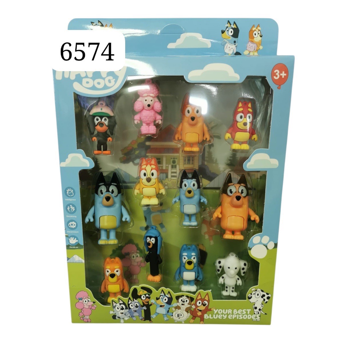 zestaw bluey 12pcs