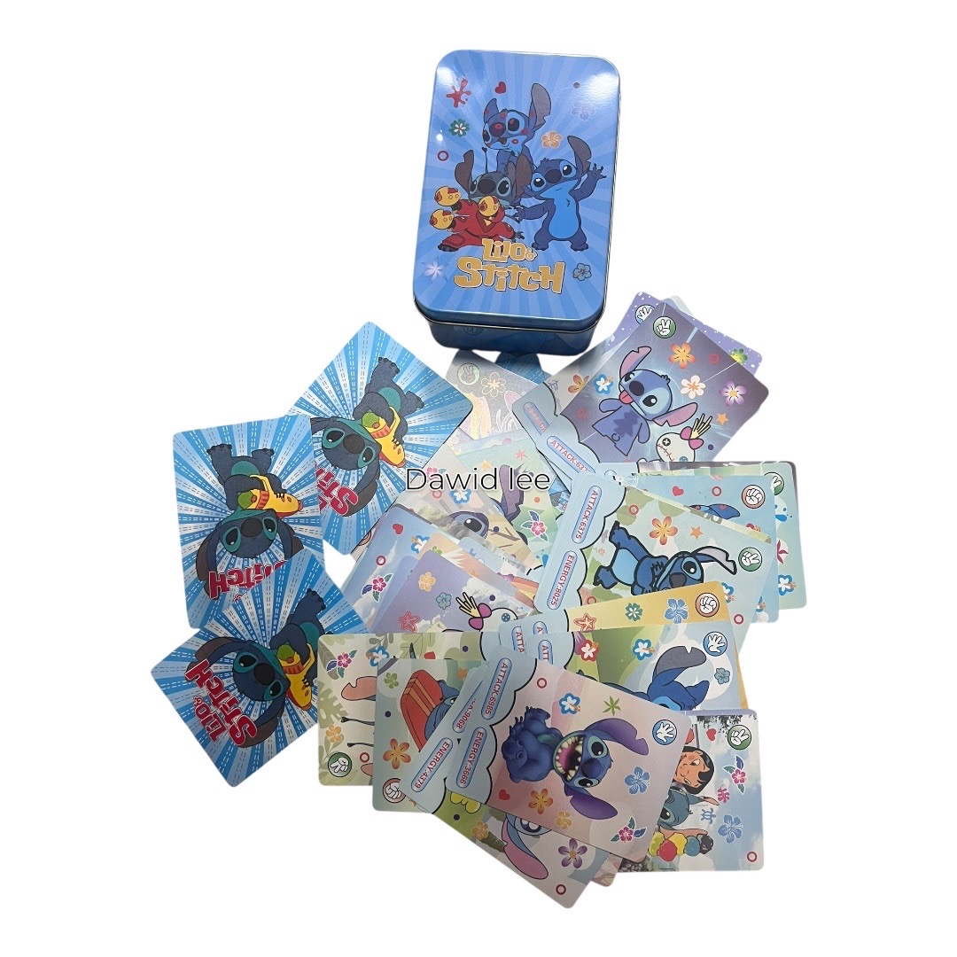 puszka stitch 46 karty