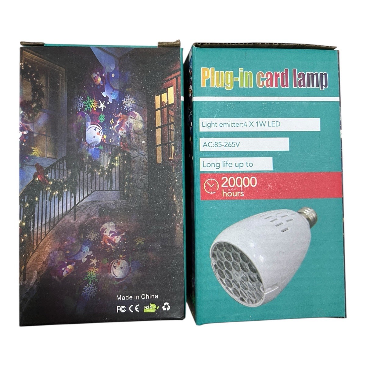 lampa Wesołych Świąt