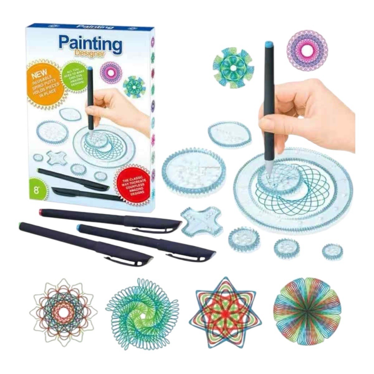 painting spirograph