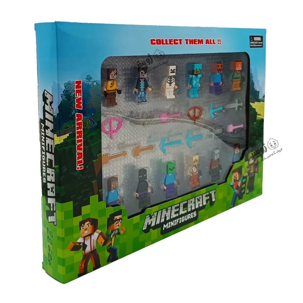 zestaw minecraft 12pcs