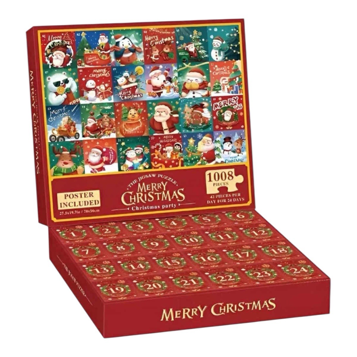 kalendarz merry christmas