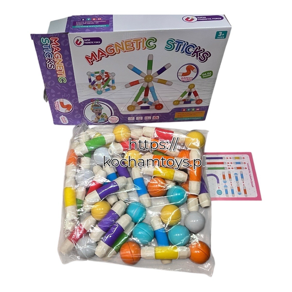 magnetic sticks 48pcs