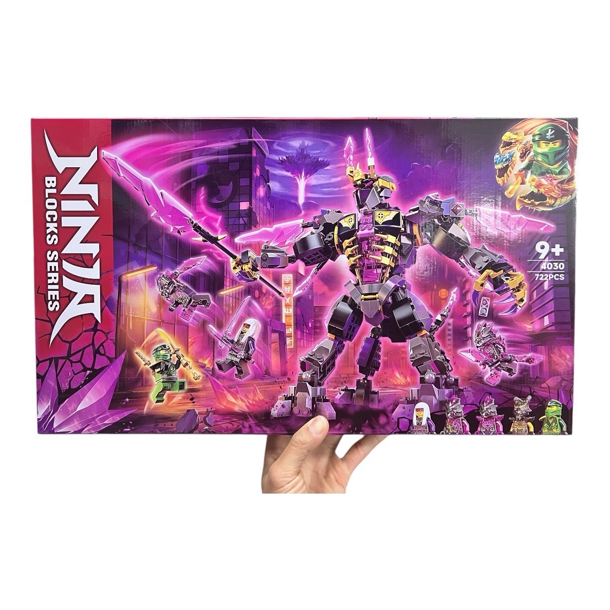 klocki ninja 722pcs 4030