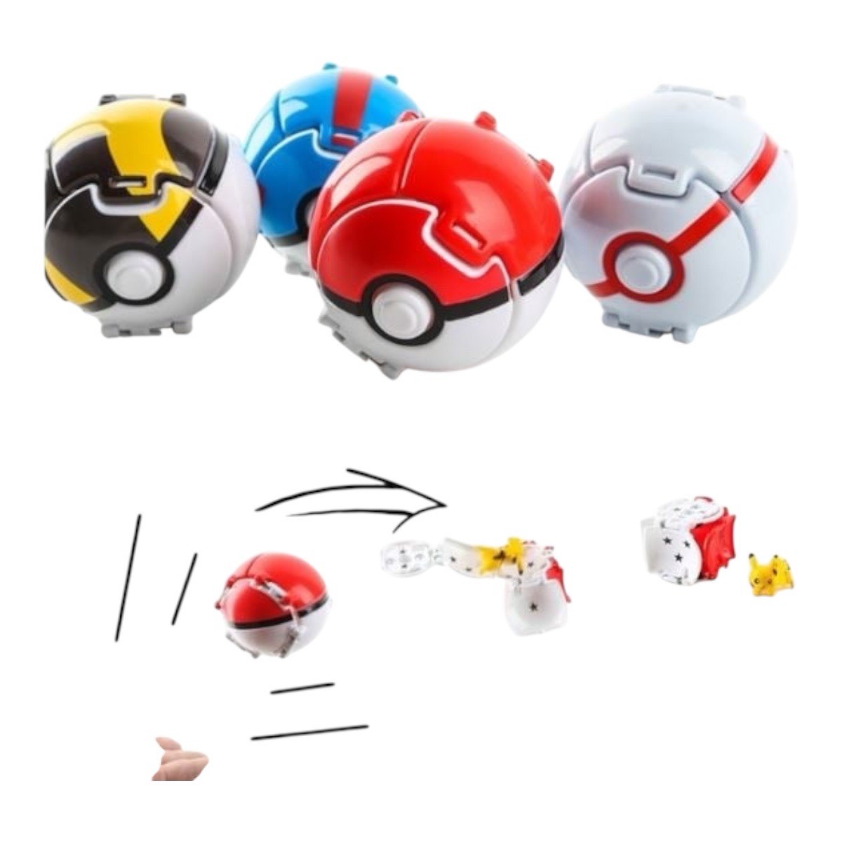 piłka jajka pokemon 7cm