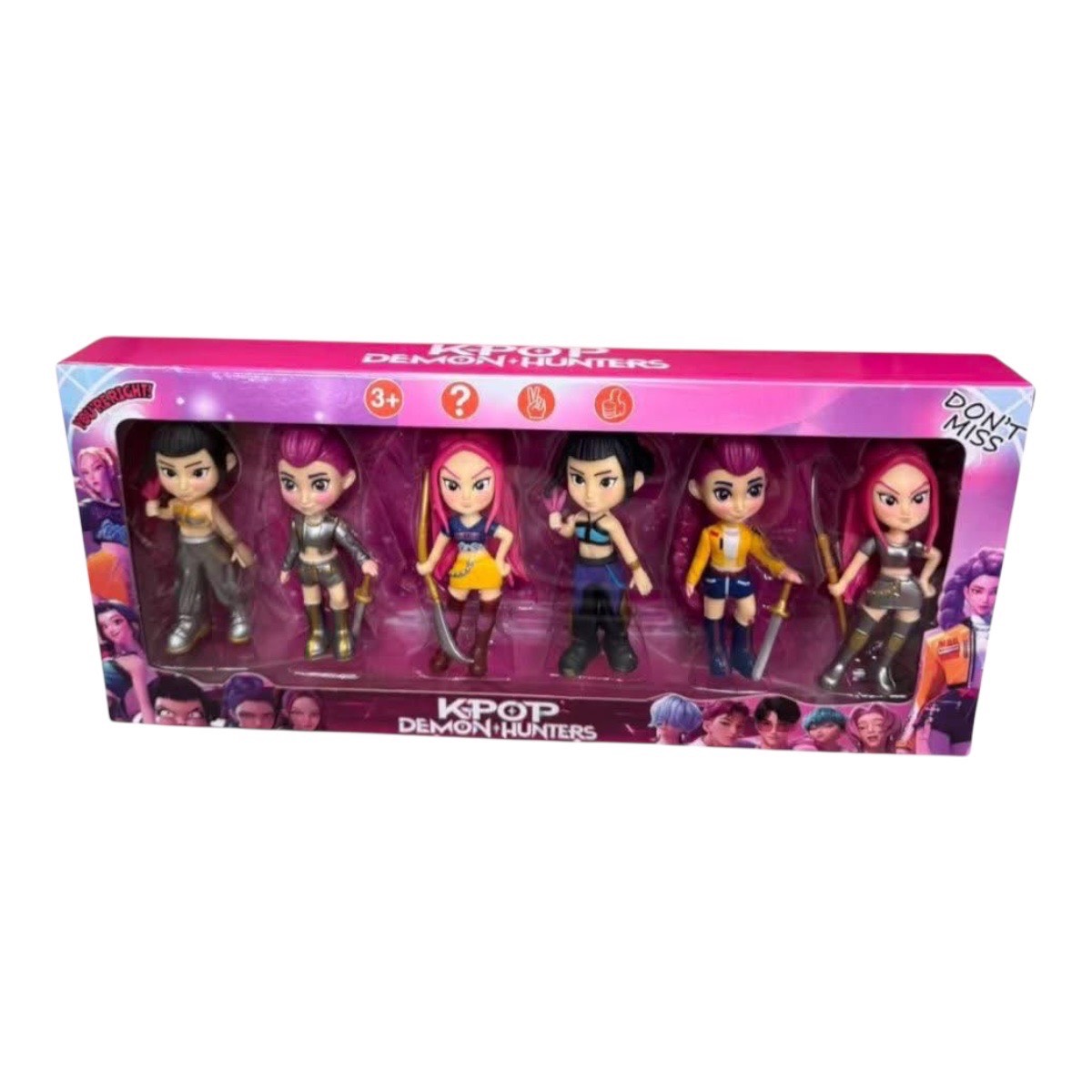 zestaw kpop 6pcs 10cm