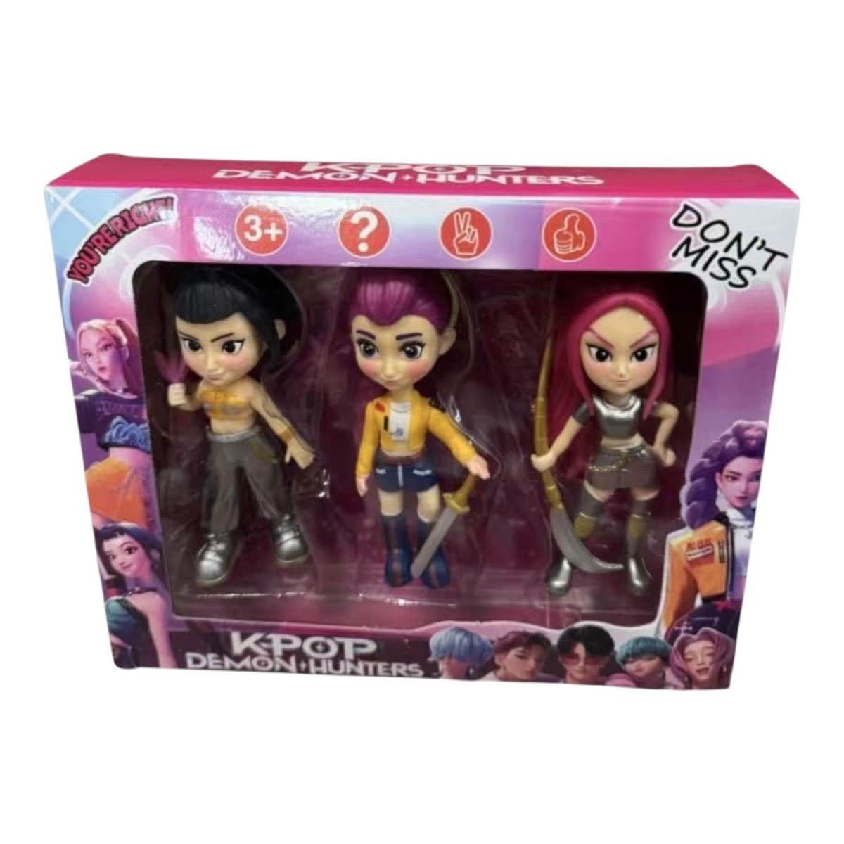 zestaw kpop 10cm 3pcs
