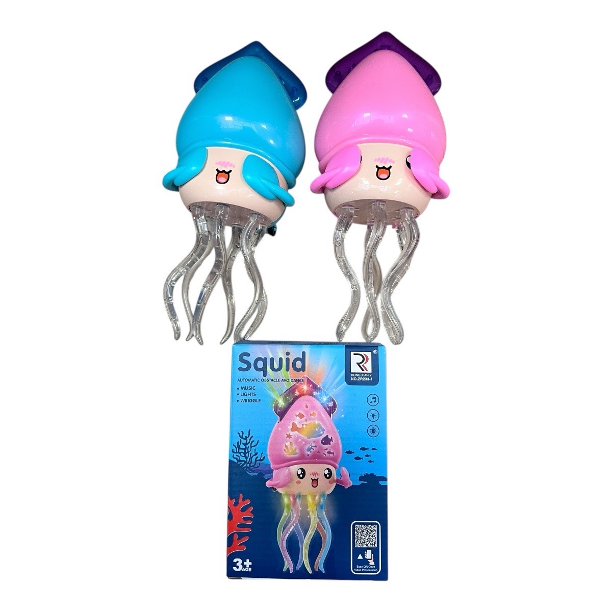 TAŃCZĄCA OŚMIORNICA ŁADOWANA baterial DANCE DLA DZIECI INTERAKTYWNA