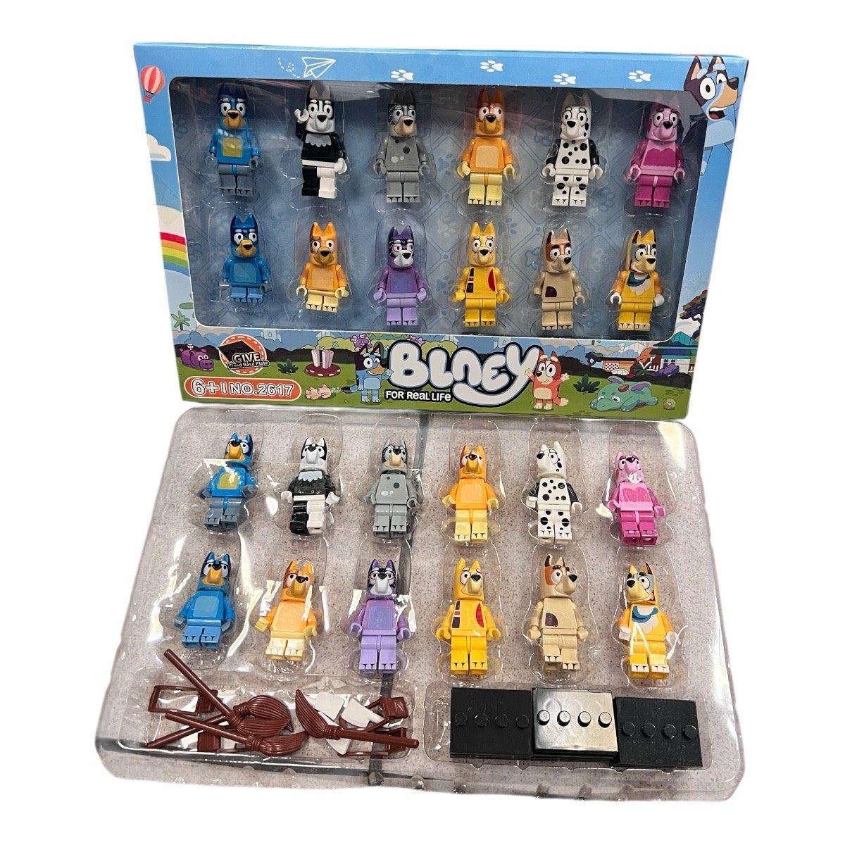 bluey figurki 12pcs