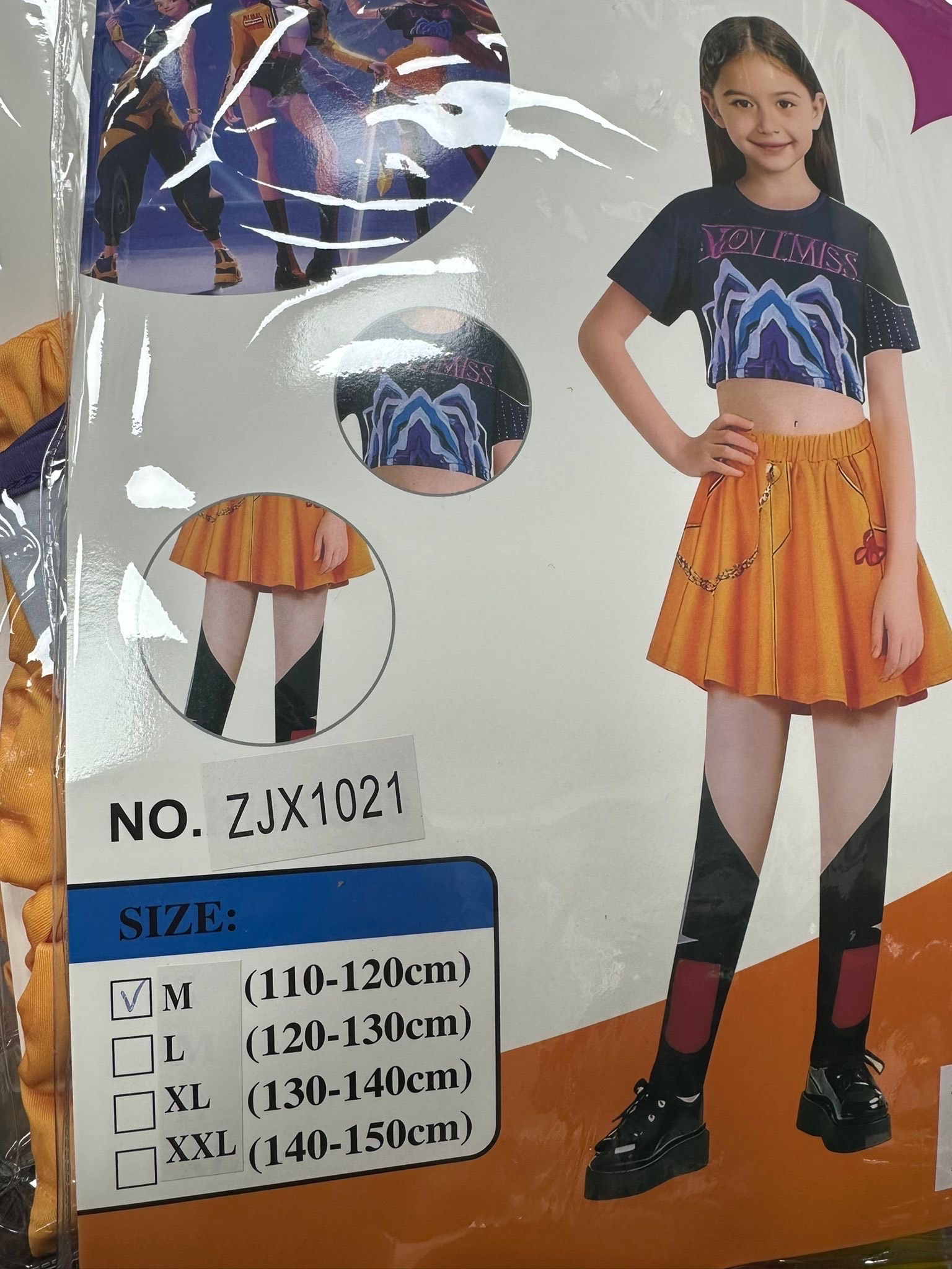 stroje kpop 100, 120,130,140,150cm