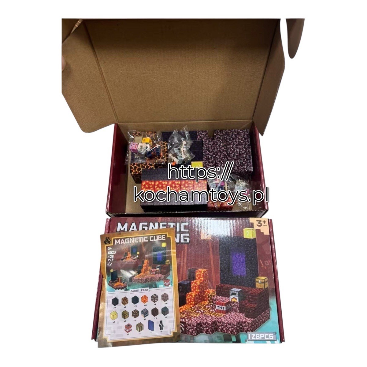 klocki magnet 128pcs