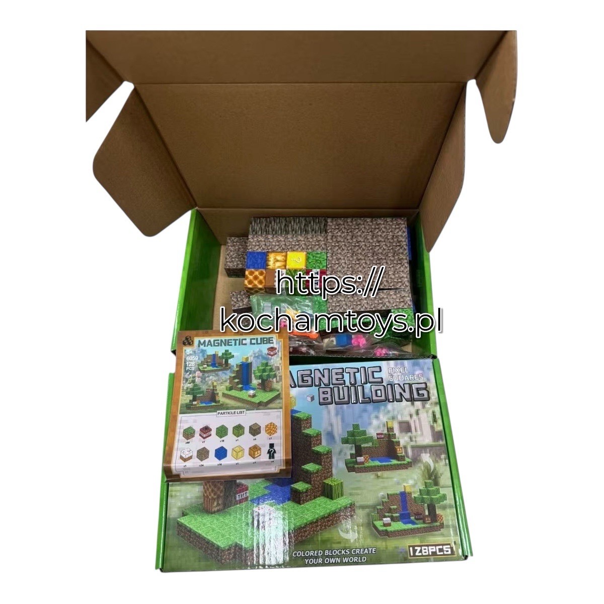 klocki magnet 128pcs