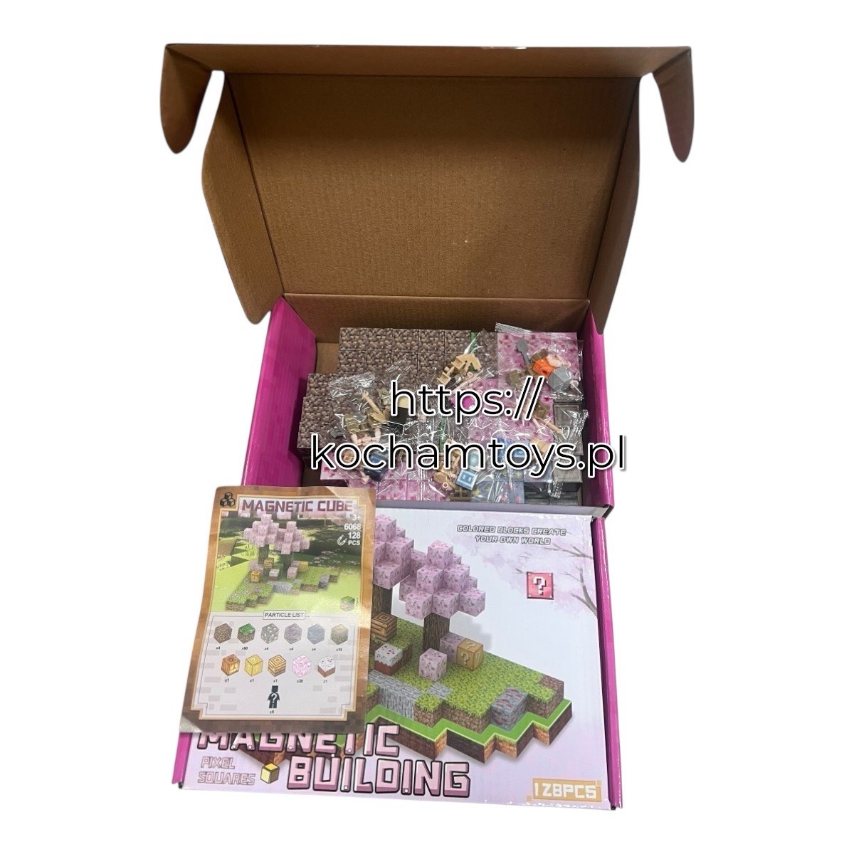 klocki magnet 128pcs