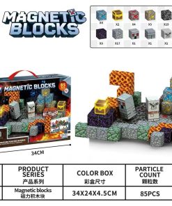 klocki magnet 85pcs