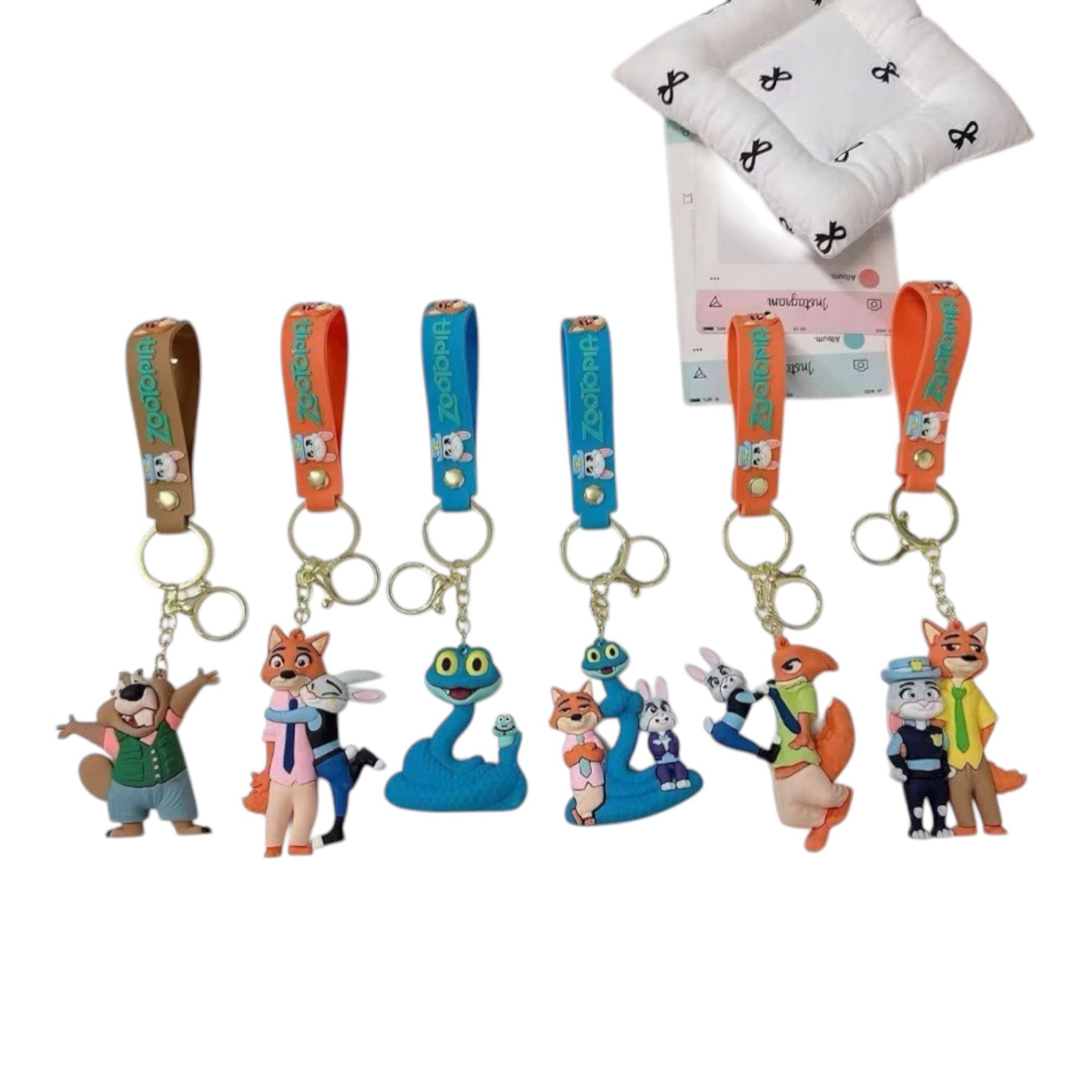breloczki zootopia gumowa
