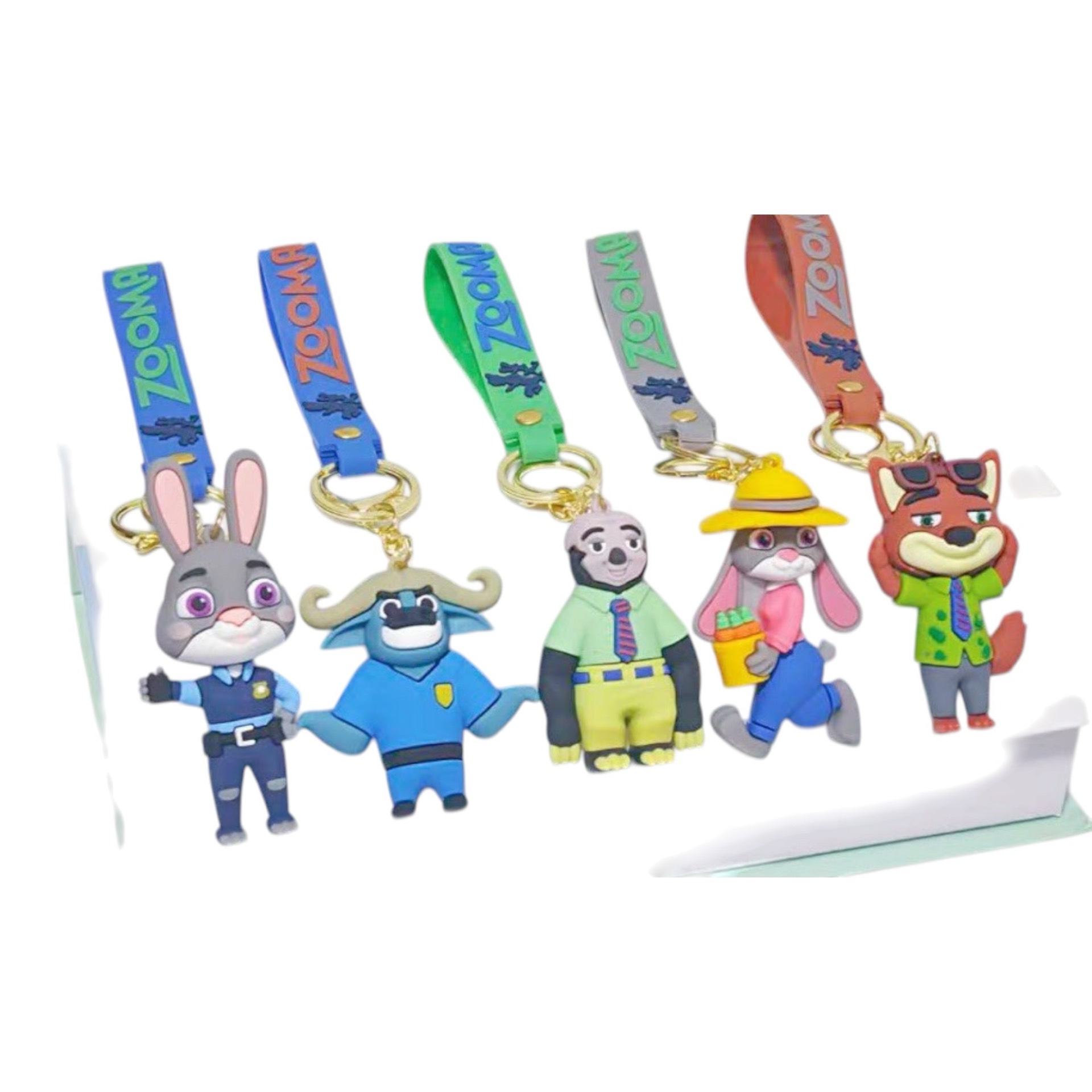 breloczki zootopia gumowa