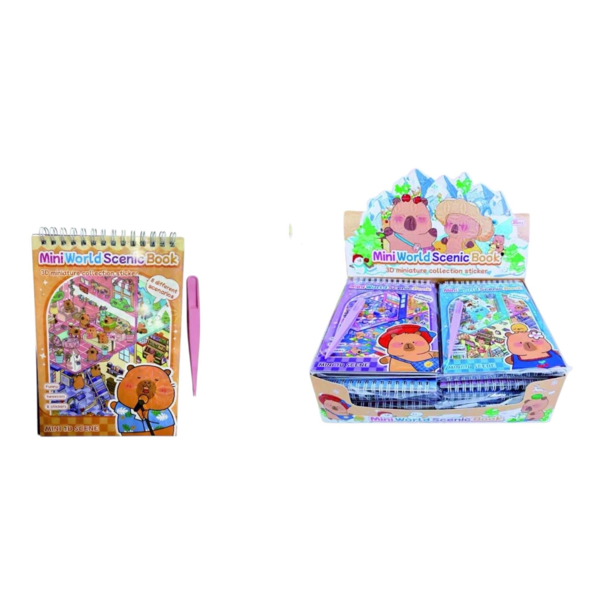 NAKLEJKI 3D DIY kapibara