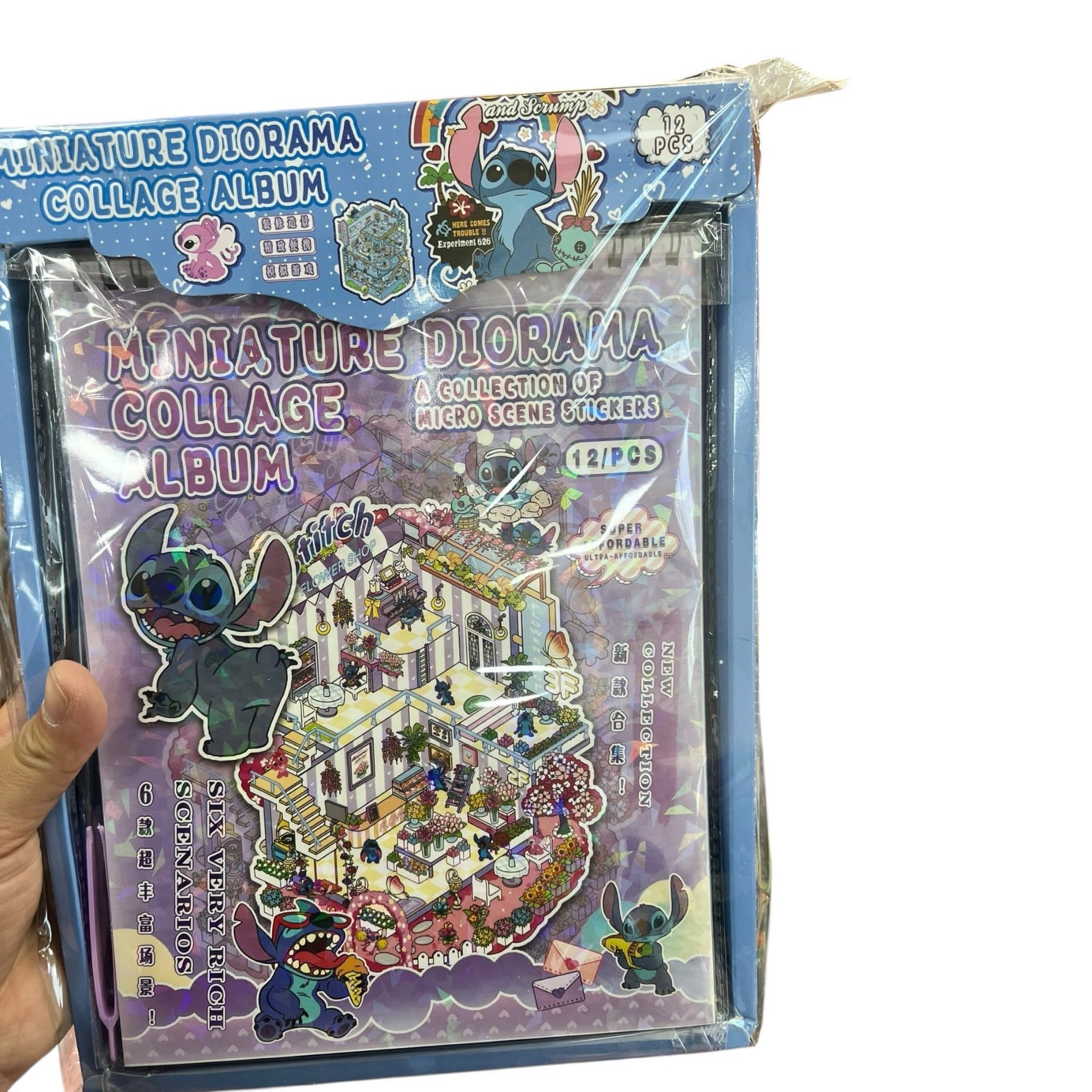 NAKLEJKI 3D DIY stitch