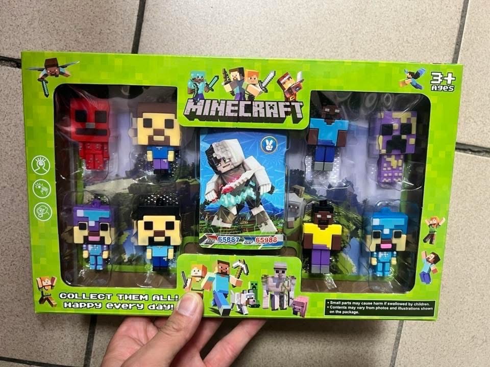 zestaw 8pcs minecraft