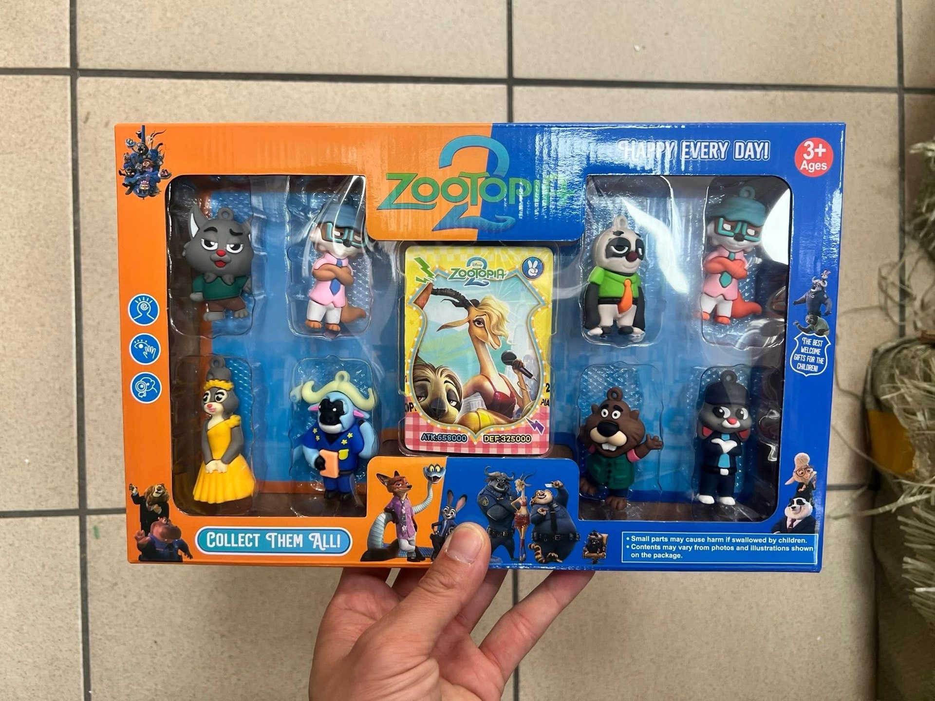zestaw 8pcs zootopia