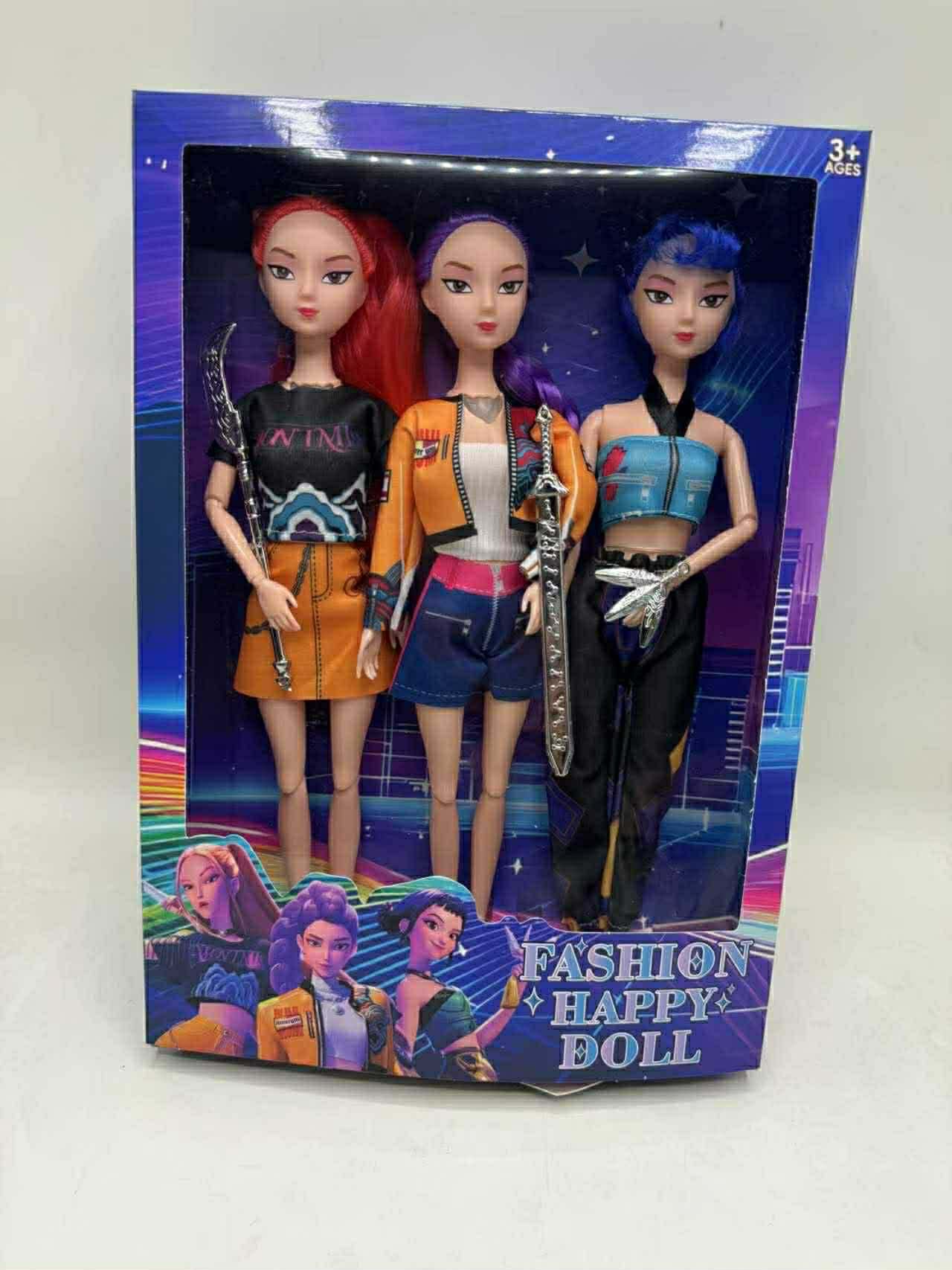 zestaw lalka kpop muzyka