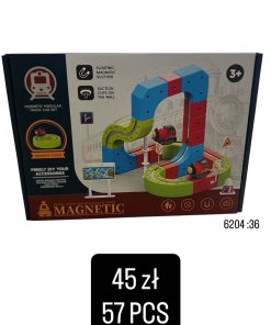 Klocki Magnetyczne pociąg 57pcs